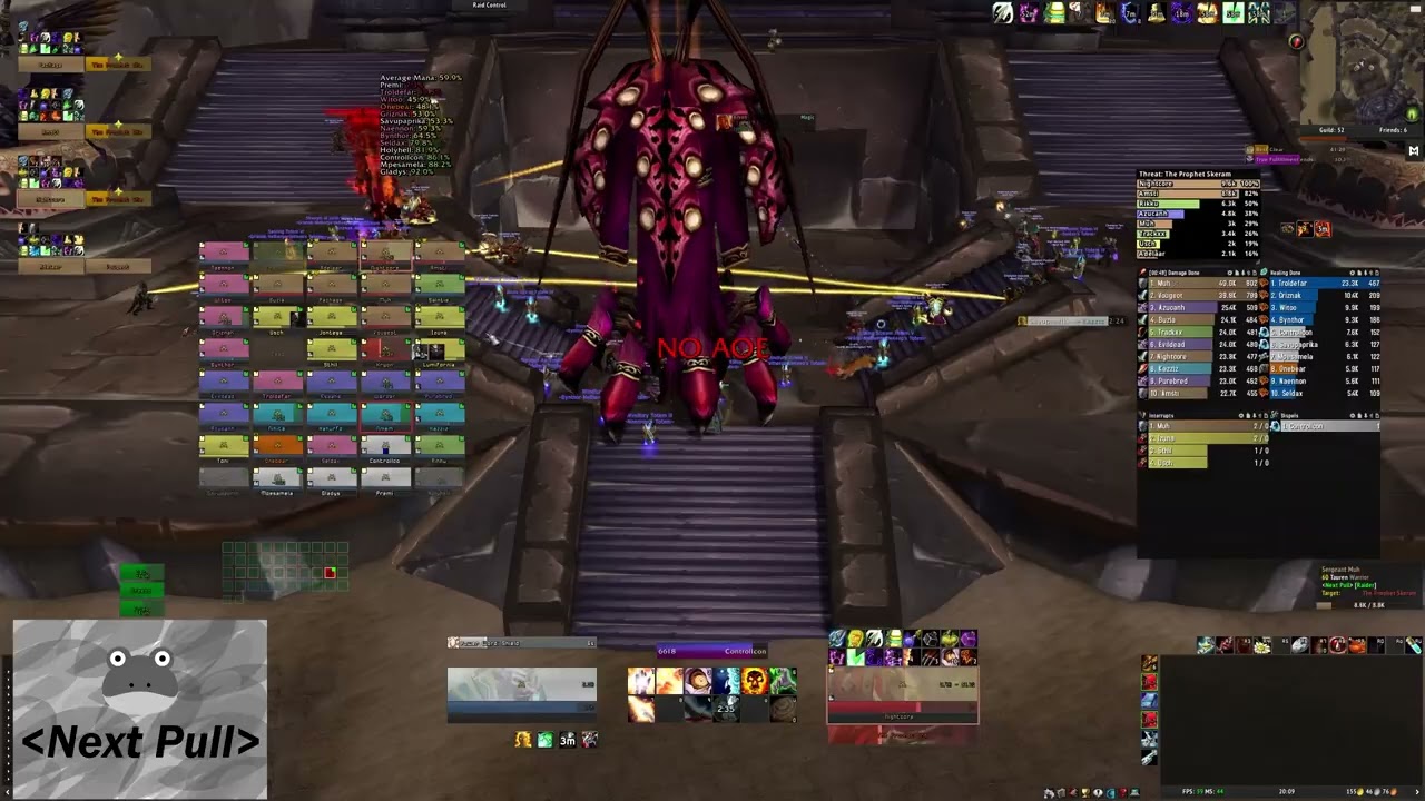 (VOD) Next Pull AQ40 raid - [Healer POV] - WoW Classic