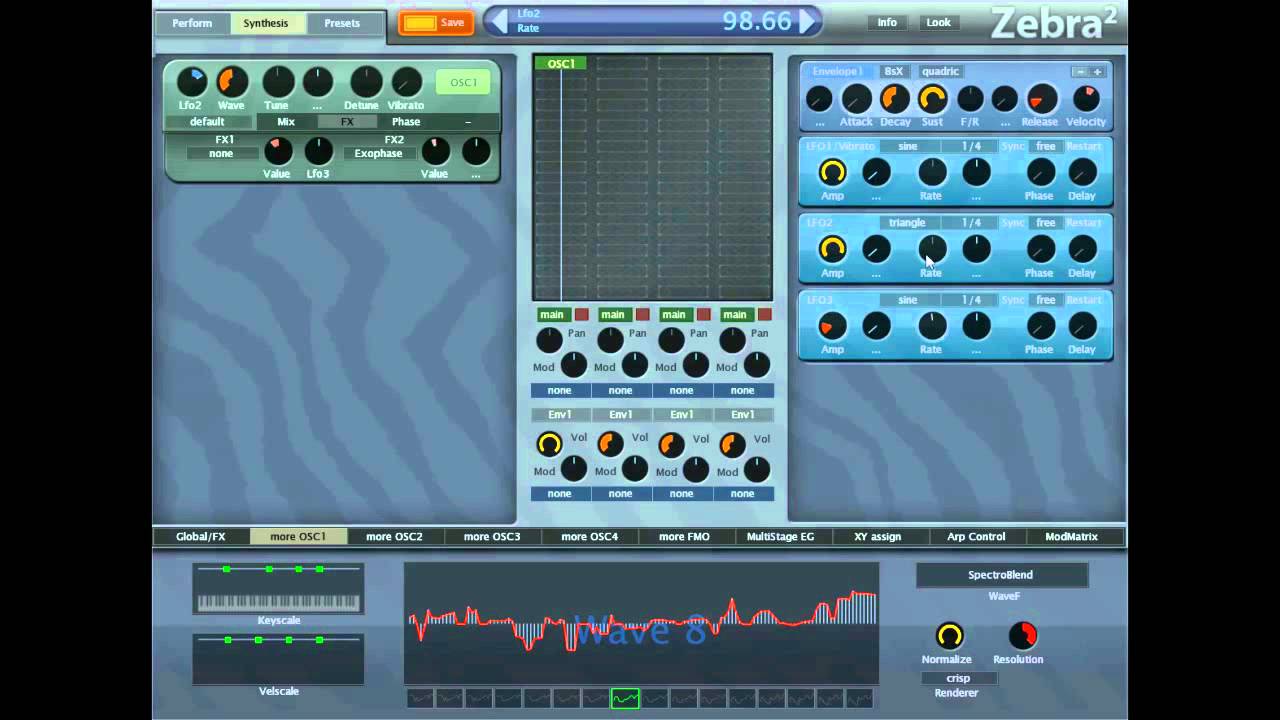 Zebra 2  - Making Dirty Bass Sounds (Dubstep, Electro House, Big Beat) from Scratch w/ zircon