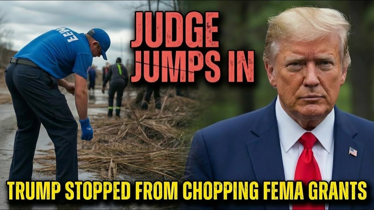 Judge stops Trump's cancellation of FEMA grants