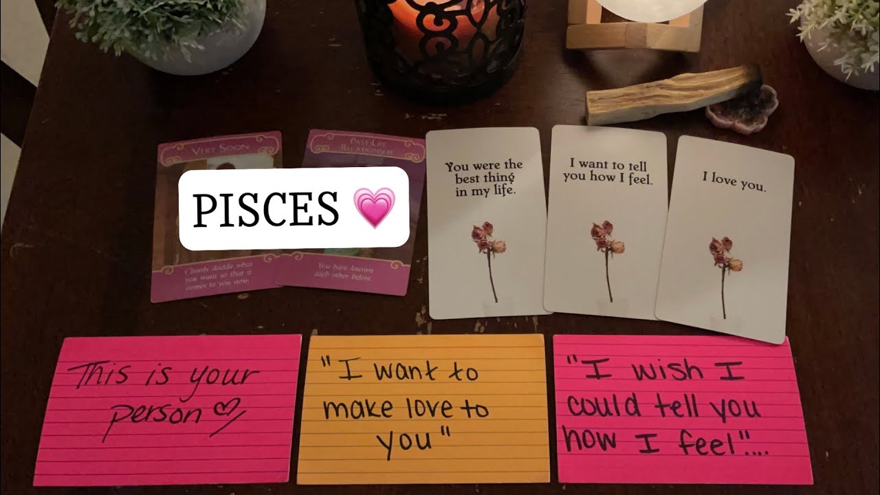 PISCES 💗 YOUR PERSON - Imma CRY!! 🥺🥺 First comes love, then comes marriage. 😍❤️🥺
