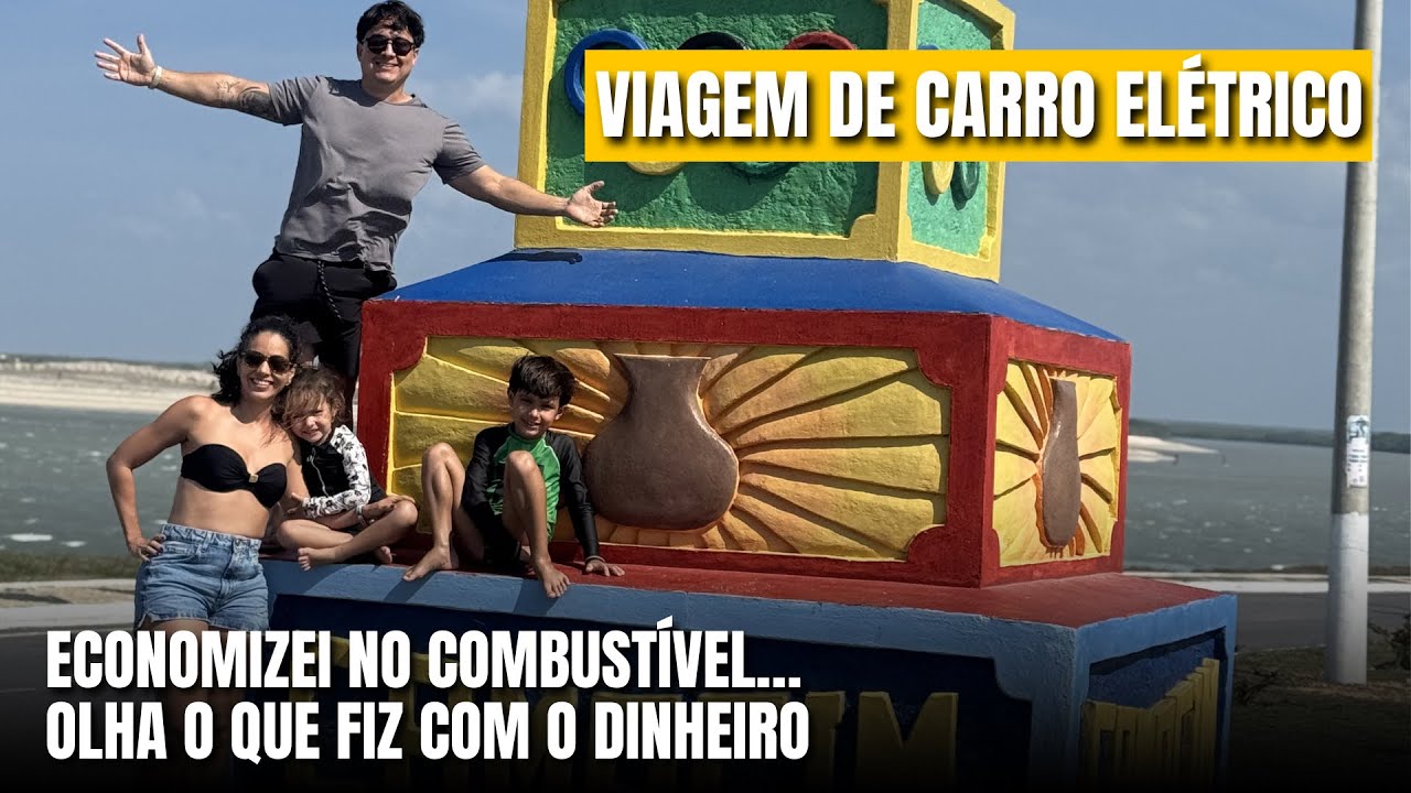 Quanto custa viajar de carro elétrico? Fizemos o teste em família