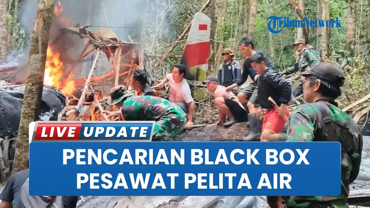Tim Gabungan Lakukan Upaya Pencarian Black Box Pesawat Pelita Air yang Jatuh di Nunukan