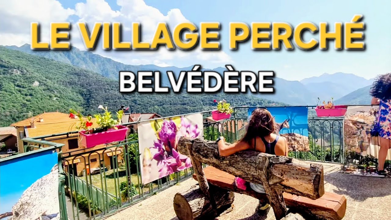 Belvédère village perché France.