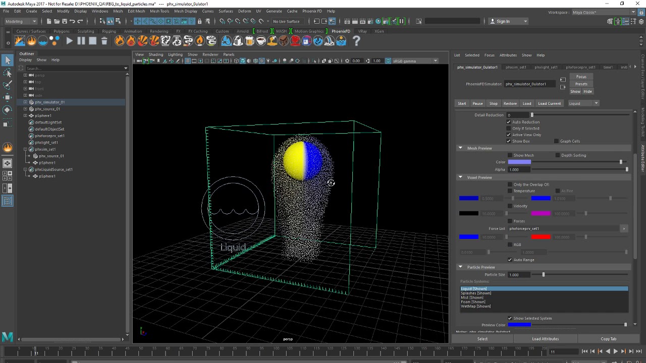 Particle color from RGB channel
