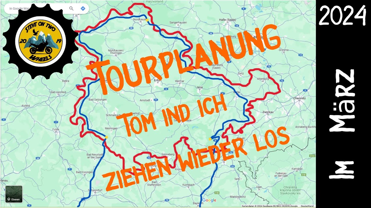 Tourplanung, Tom und ich ziehen wieder los mit Z900 und Transalp
