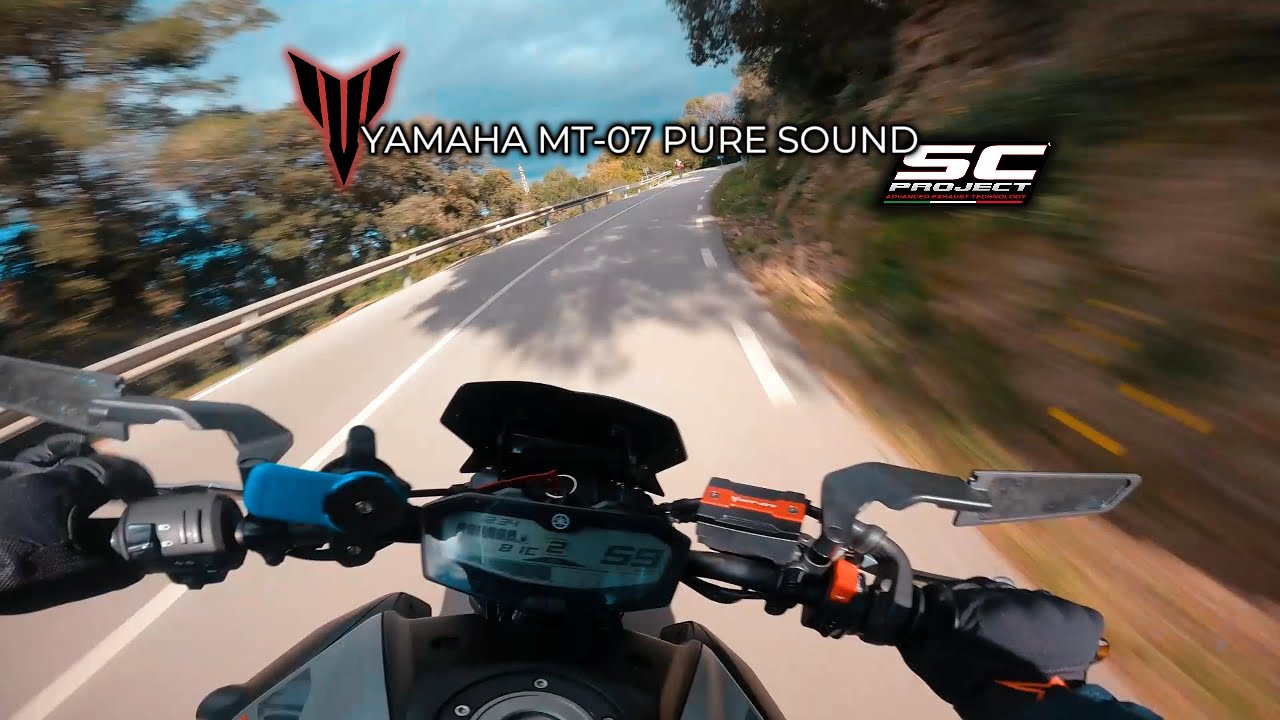 The MT POPS AND BANGS ARE AMAZING - Yamaha MT07 PURE SOUND - POV RIDE 4K