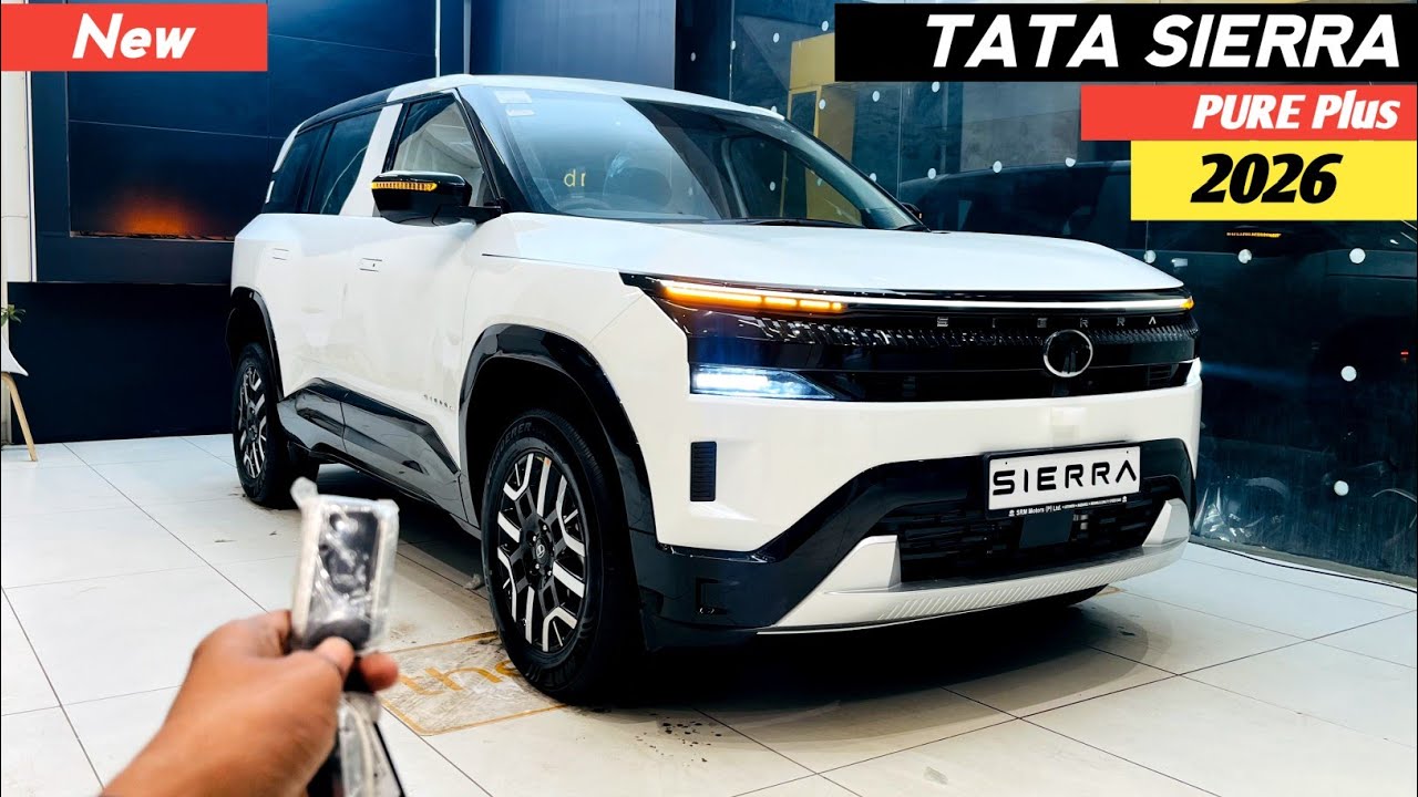 Новая Tata Sierra PURE Plus 2026 ❣️ | Самый выгодный вариант Tata Sierra всего за ₹14,49 лакх 🤑