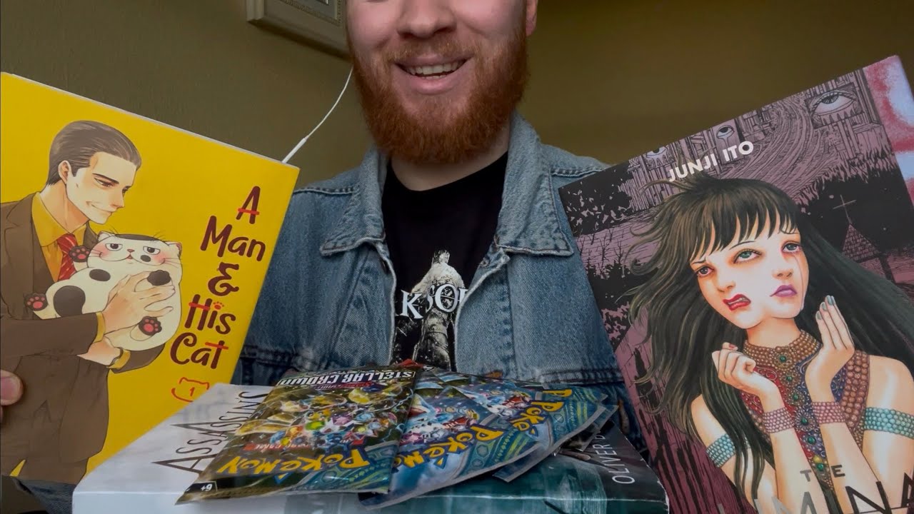 ASMR | Bookshop Haul (Manga + Novels + Pok&eacute;mon Cards)