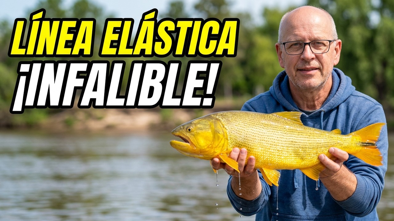 LINEA ELASTICA para PESCAR DORADOS
