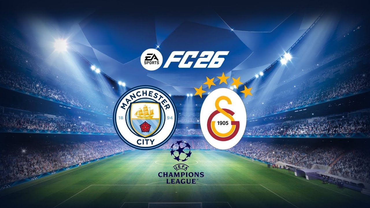 Manchester City - Galatasaray maçını FC26'da simüle ettim. Şampiyonlar Ligi 8.Hafta geniş özet.