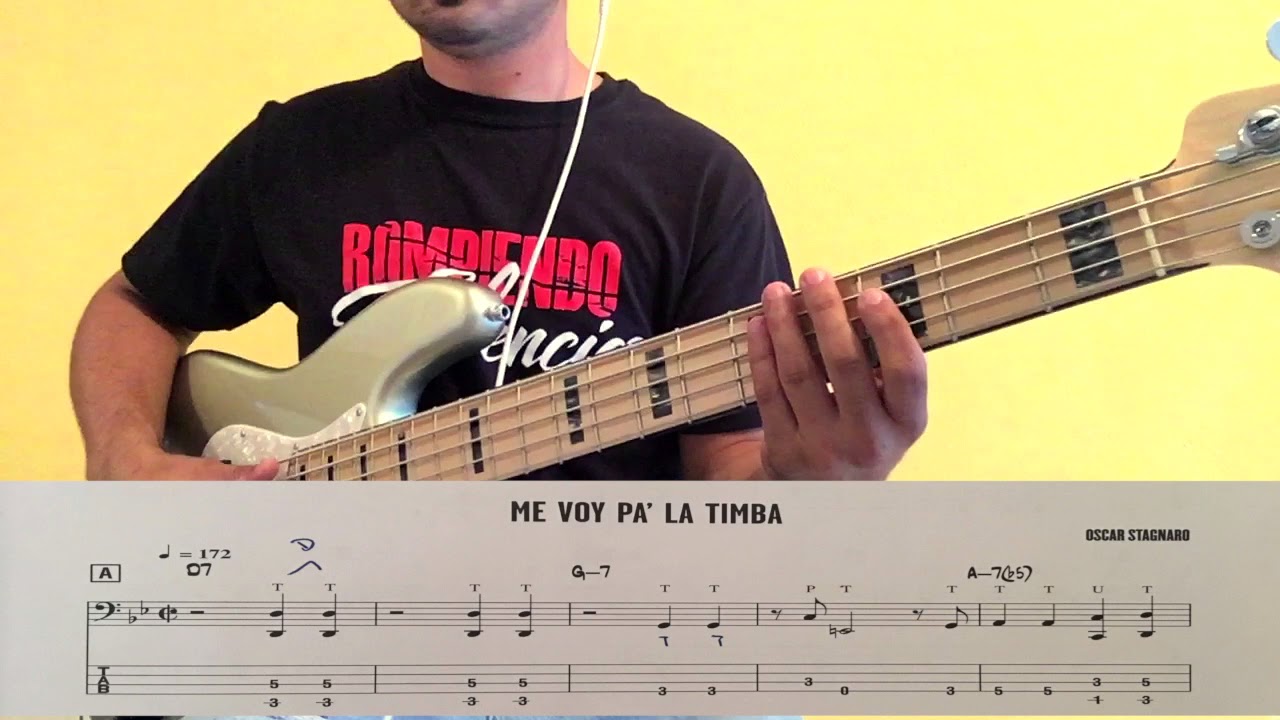 Slap Bass Afro-Cuban Grooves: Lessons #4 - Timba