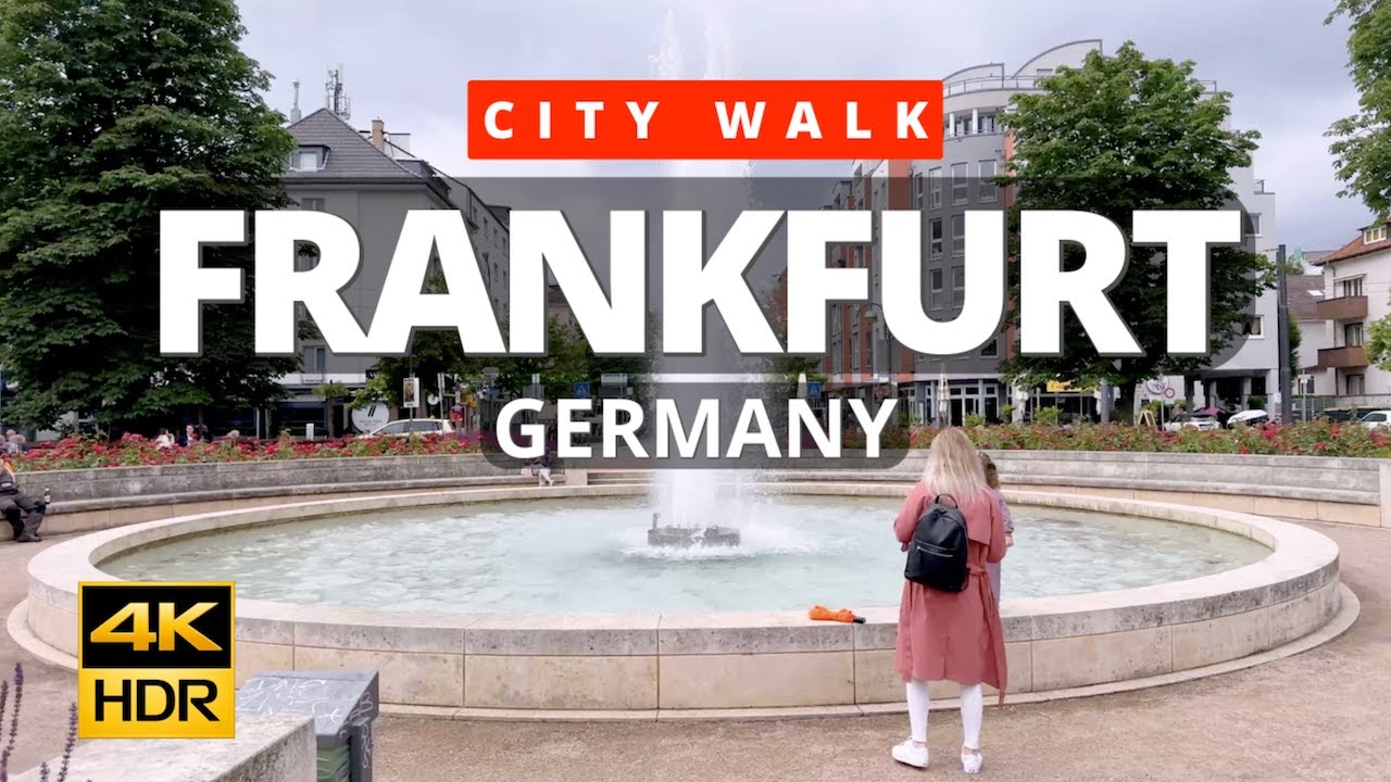 Frankfurt – Germany 🇩🇪 | City Walk – Part 3 | 4K UHD
