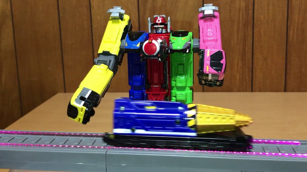 烈車戦隊トッキュウジャー　第18駅 トッキュウオードリル登場！ドリルクライナー改めドリルレッシャーを烈車武装！劇中シーンをDX等で再現！前田動画　Ressya Sentai Toqger ep18