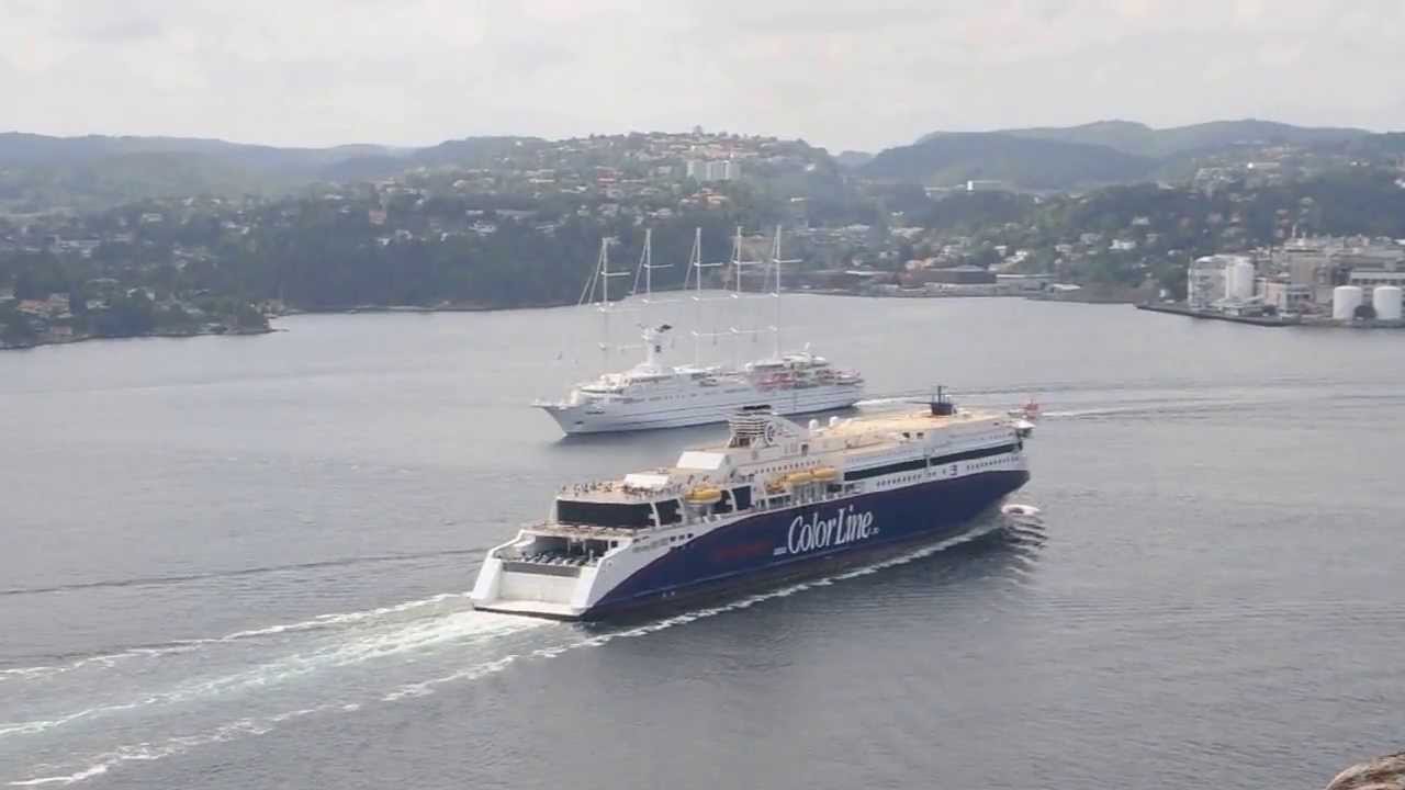 Horn battle Club Med 2 & Superspeed 1 in Kristiansand, Norway