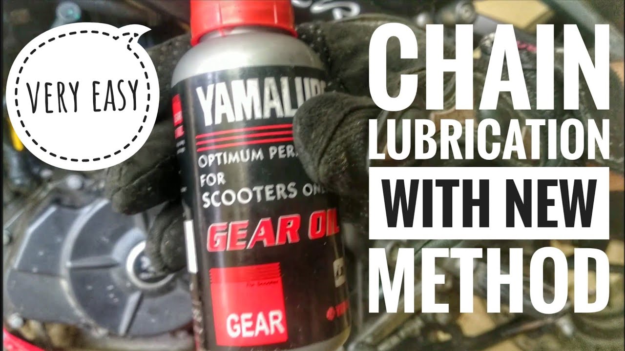 Pulsar 200ns chain noise and chain lubrication with new method|(DIY)