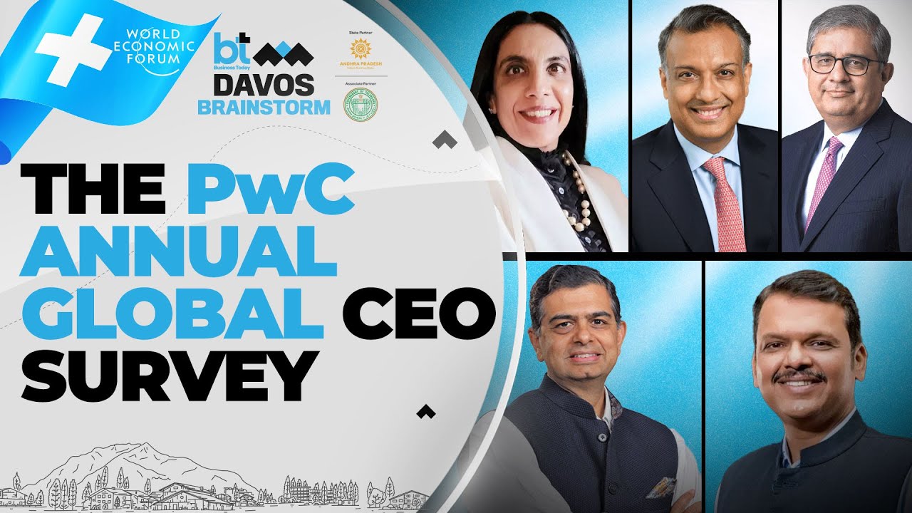WEF Davos | Launch Of The 28th PwC Annual Global CEO Survey: India Perspective
