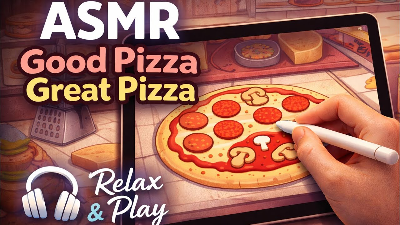 ASMR Good Pizza 🍕| super relaxante 
