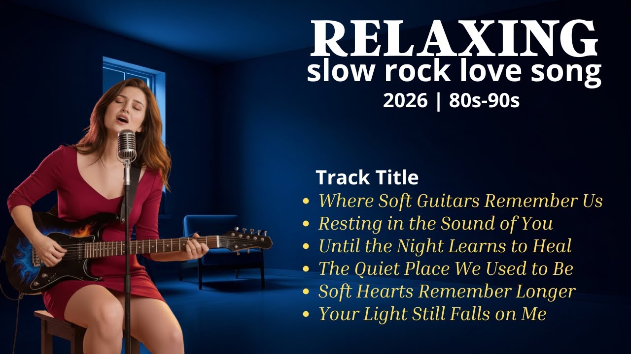 BEAUTIFUL OF RELAX Slow Rock Music 🎧 Rock | Ballad | Work | Sleep | New Version | 2026