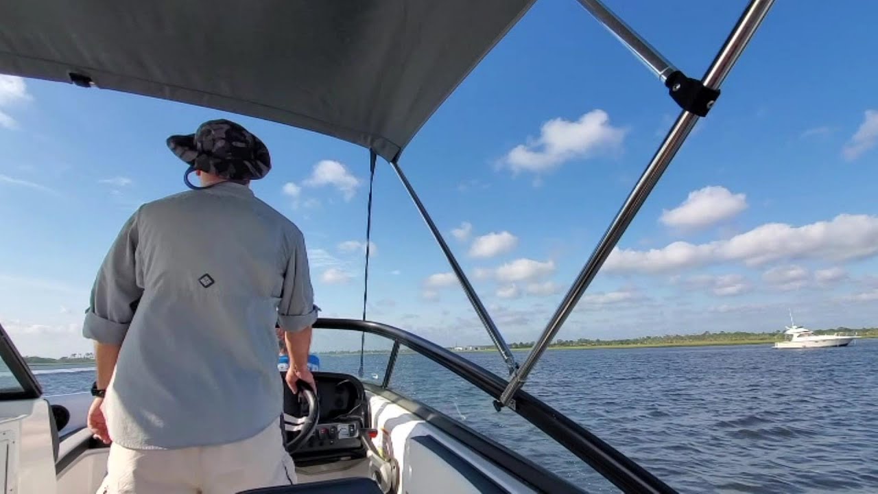 Boating to St. Augustine from Oak Harbor Boat Ramp