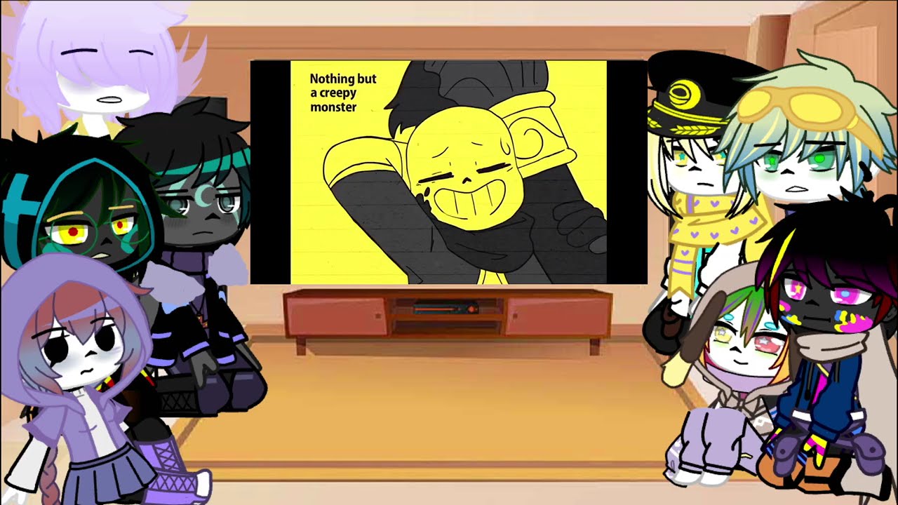 1/2 Ship children react to parents - SANS'AU'D OCS