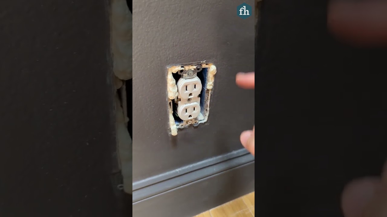 How to Insulate Your Outlets #DIY #Shorts #Outlets #WinterTips