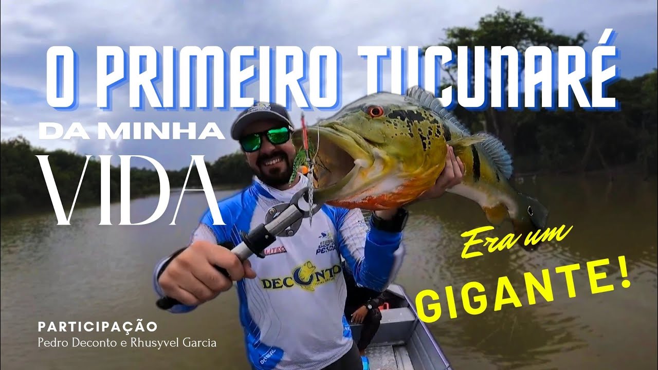 O PRIMEIRO TUCUNARÉ A GENTE NUNCA ESQUECE | VEIO O 80UP LOGO DE CARA!