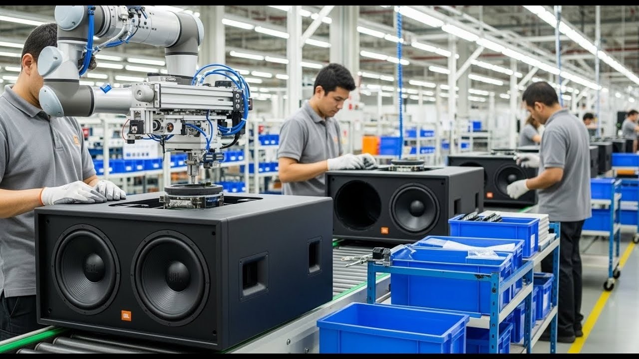 JBL MRX525 Speaker Manufacturing: Inside the JBL Factory Tour & Production Process