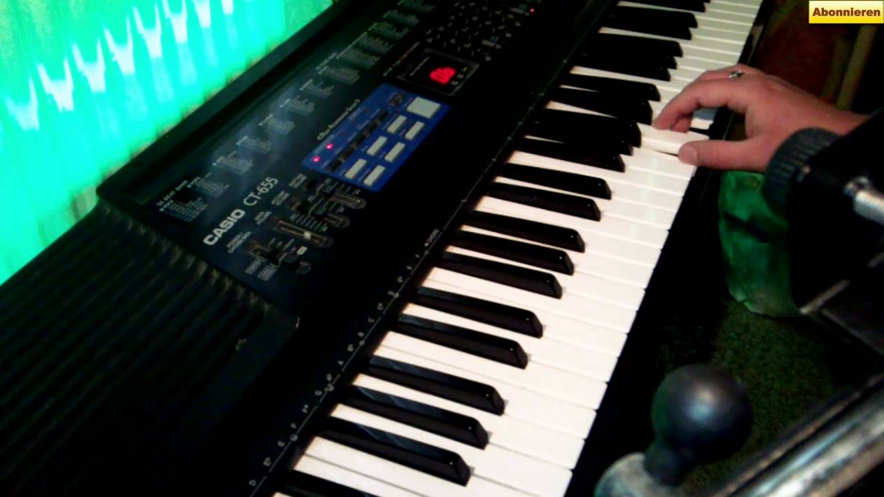 Casio CT-655 (Old Family Retro Synthesizer, even MIDI Keyboard) [GERMAN]