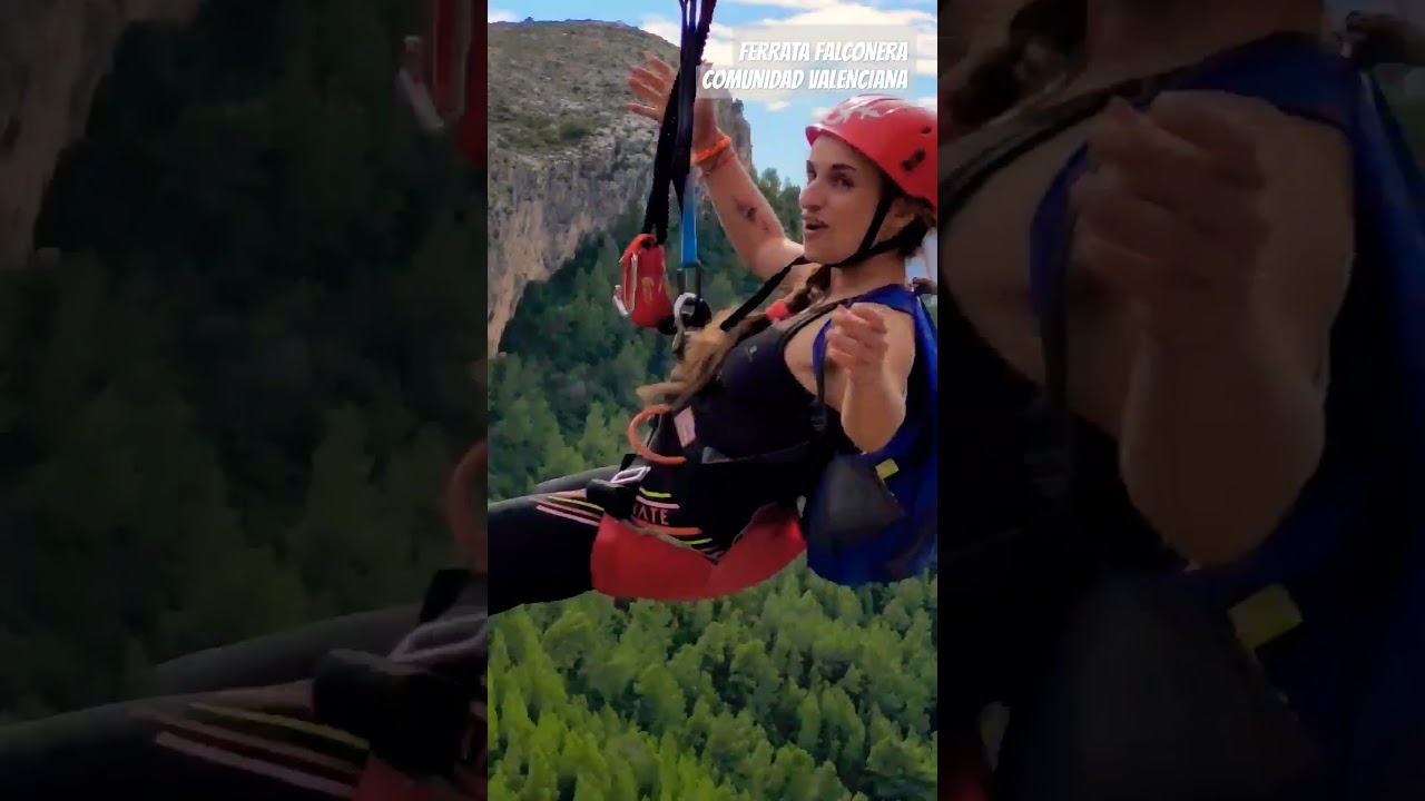 V&Iacute;A FERRATA LA FALCONERA #v&iacute;asferratas #viaferrata #falconera #comunidadvalenciana #deportesderiesgo
