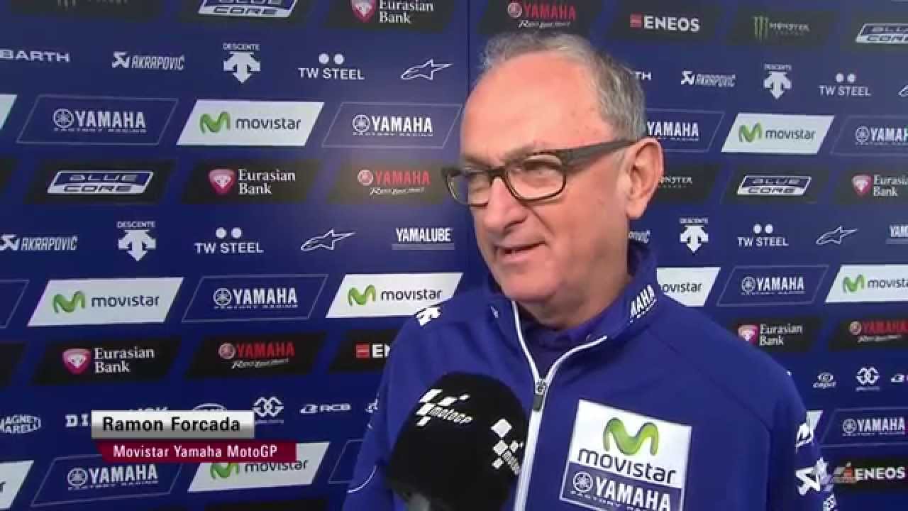 Yamaha's Ramon Forcada on the Indianapolis GP