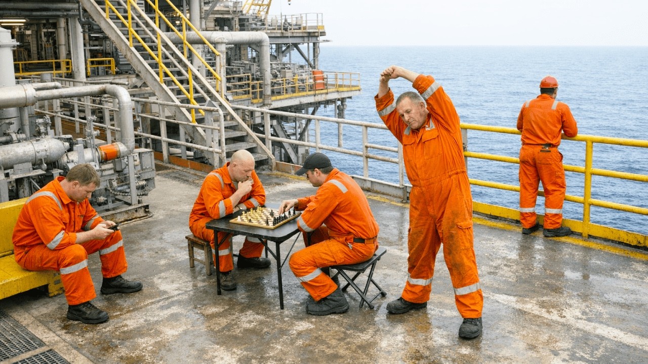 The Strange Weekends of Oil Rig Workers You Never Knew Existed