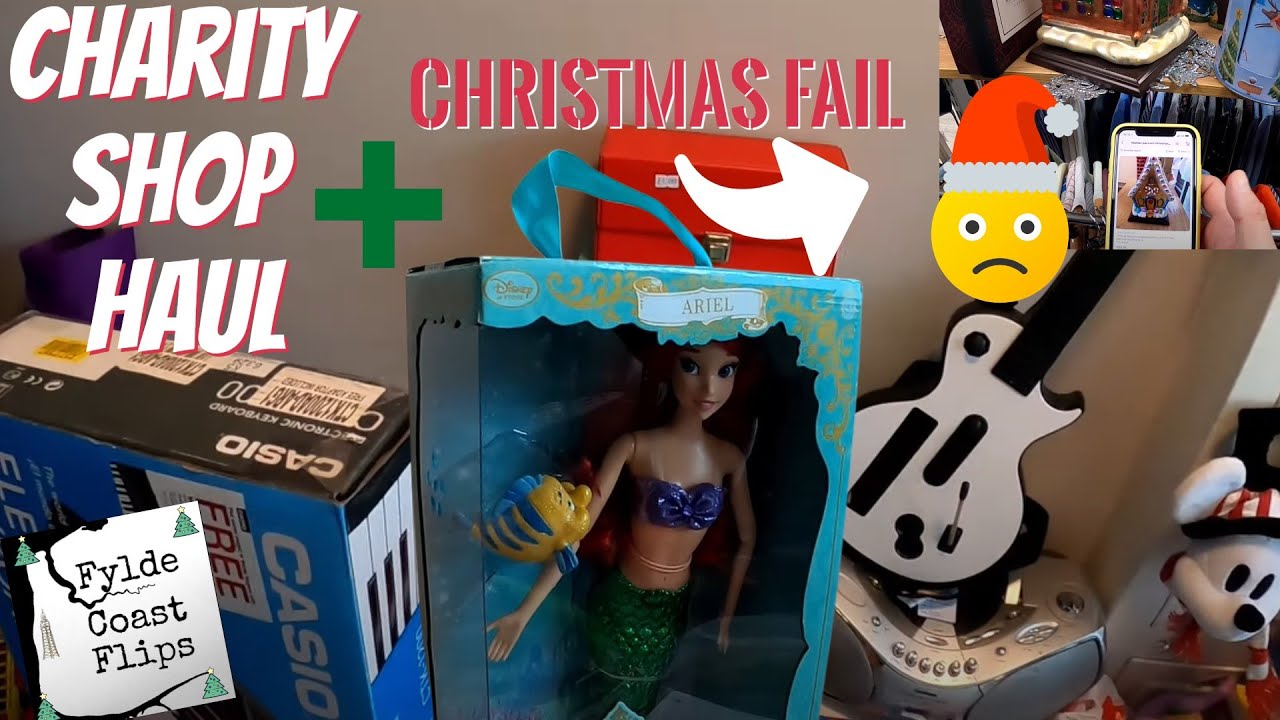 UK Reselling - Charity Shop Haul - To Sell On Ebay for Christmas - North West - Fylde Coast Flips