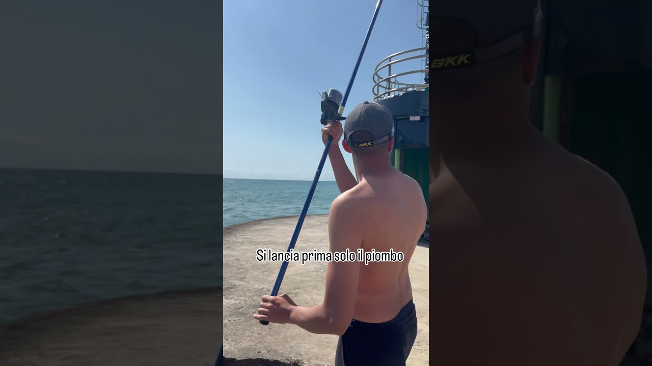 Tutorial pesca ai serra a teleferica, tutte le fasi. #fishing #surfcasting #pesceserra #teleferica