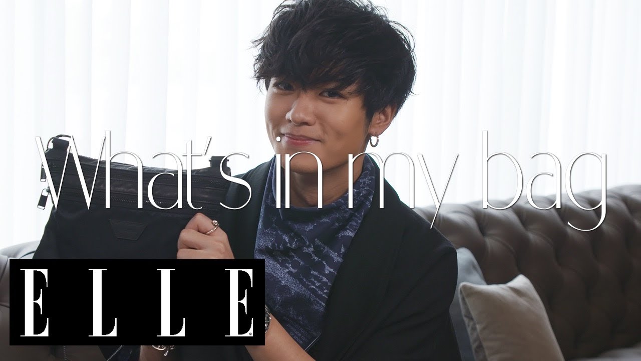 川村壱馬さんのバッグの中身大公開！｜what's in my bag｜ ELLE Japan