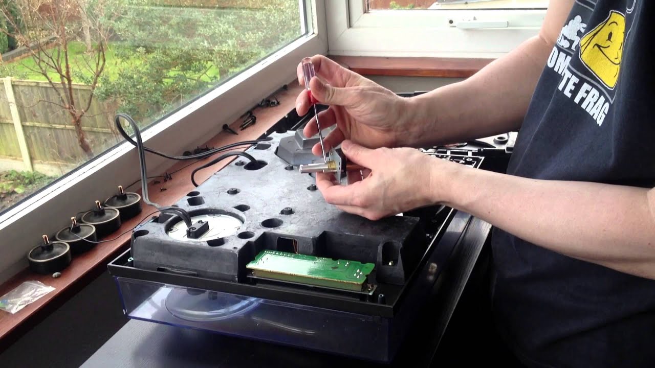 SL-1210 Mk2 Blue LED Target Light Mod How to