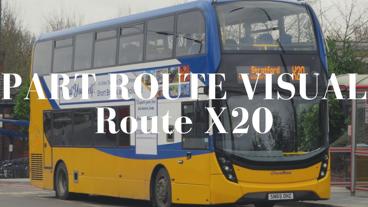PART ROUTE VISUAL | Johnsons - Route X20 - Coventry City Centre to Solihull Town Centre