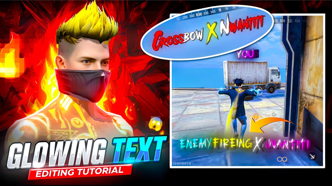 💥 Glowing Text Editing Tutorial Like @bonex4_ff @PGL_DRKRAI77⚡|| Glowing Text Tutorial In Capcut 