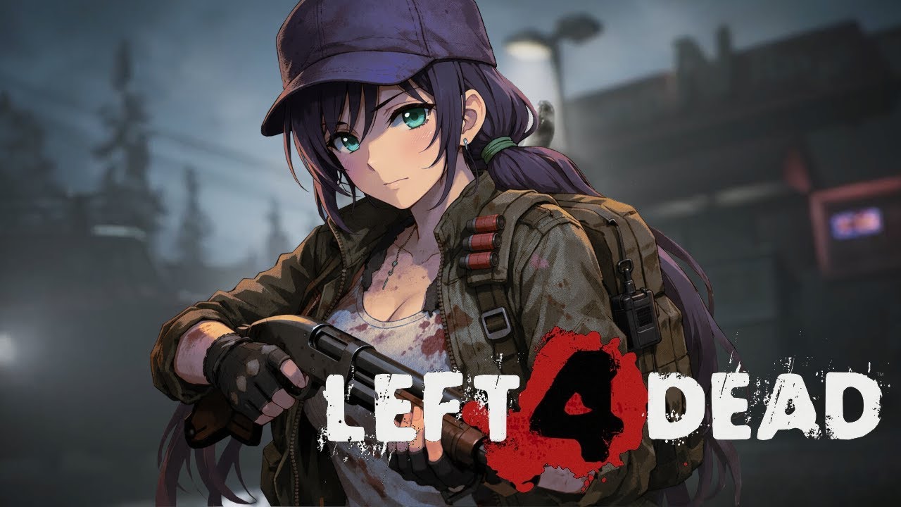 Pasando la campaña de #left4dead con el pana Honda #2