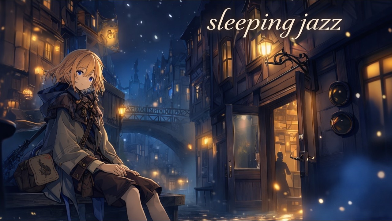 オスティランの眠りのジャズ路地 - Fantasy City Jazz BGM ｜睡眠・作業用｜アンビエント｜2時間