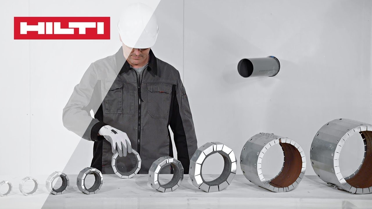 HOW TO install Hilti CP 643 N and CP 644 US firestop collars - UL
