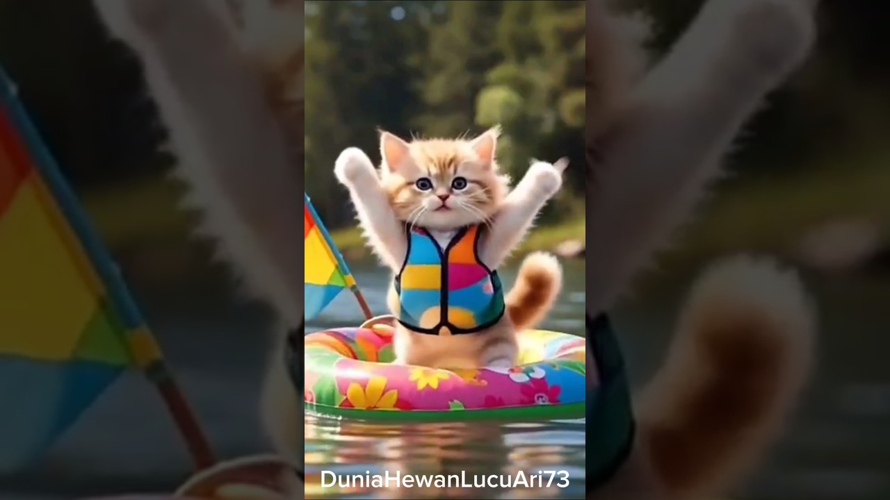 Kucing Joget di atas air 090725  