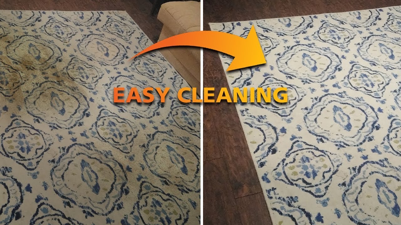 Saving a stained rug - Satisfying Results