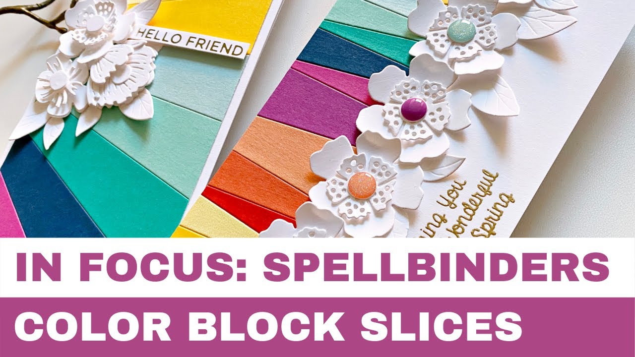#56 In Focus: Spellbinders Simply Perfect Color Block Slices Die Set
