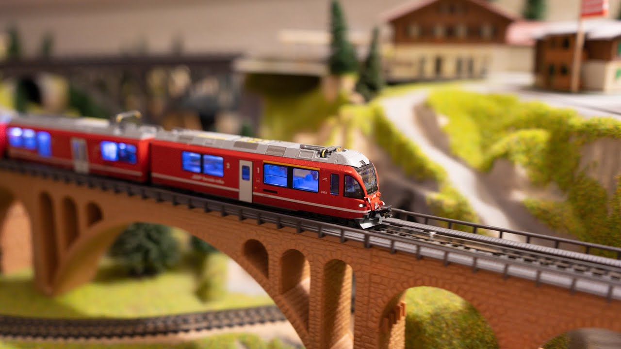 Spur N Modelleisenbahnanlage ☆ RhB#1
