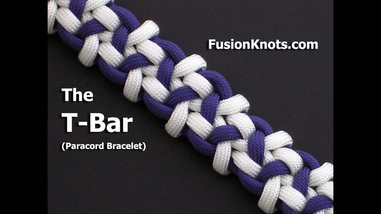 How to Make the T-Bar (Paracord) Bracelet by TIAT