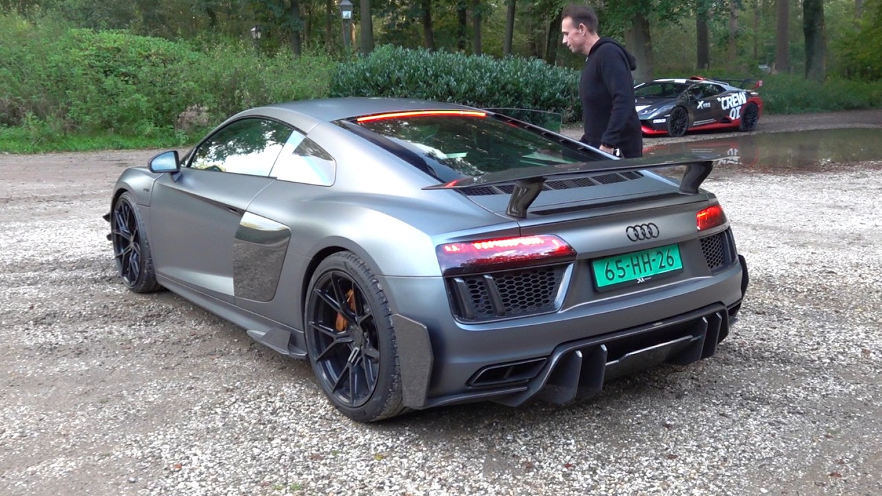 Vorsteiner Audi R8 V10 Plus with Quicksilver exhaust! Engine Start Up, Revs, Accelerations!