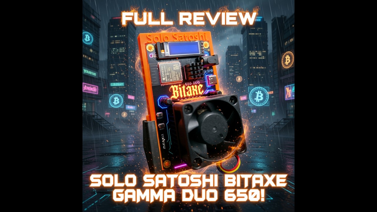 Full Review Solo Satoshi Bitaxe Gamma Duo 650!