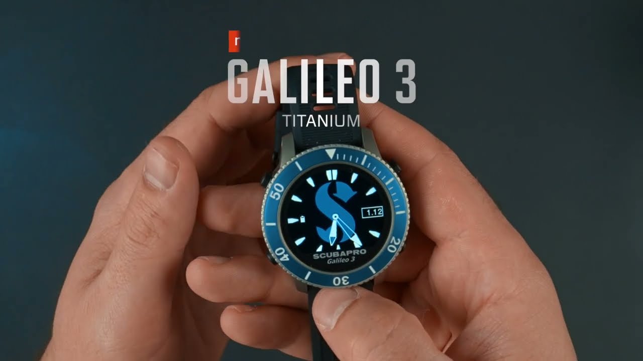NEW Galileo 3 Titanium Computer (G3 Ti) - The Ultimate Diver's Watch from SCUBAPRO.