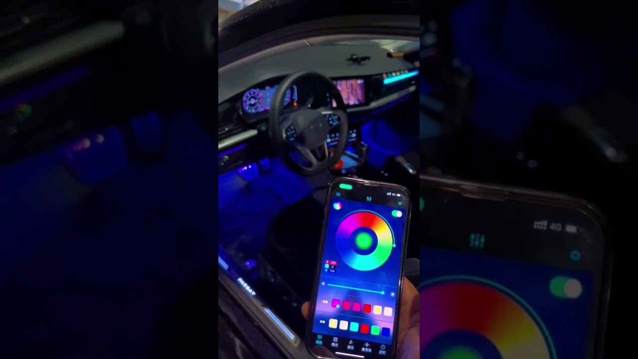 La mejor luz ambiente para tu coche | Luz led interior para tu coche #cardetailing #detailing #car
