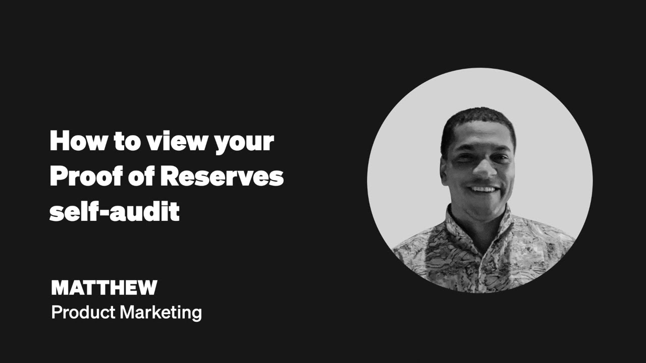 How to view your Crypto self-audit | OKX Proof of Reserves
